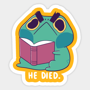 Frog Spoilers Sticker